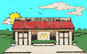 1970s mcdonalds art