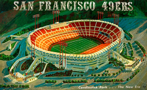 San Francisco 49ers Candlestick Park Art