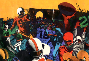 1973 Retro Football Art