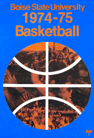 1974 Boise State Broncos Basketball Poster