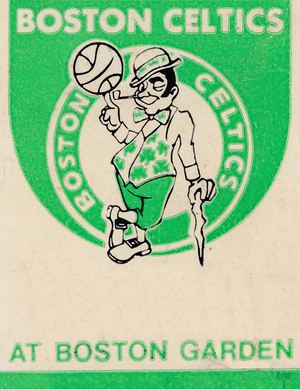 1982 Boston Celtics Ticket Stub Remix 