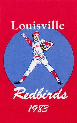 1983 Louisville Redbirds Baseball Print