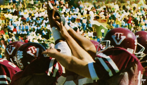 1983 Virginia Tech Football Art