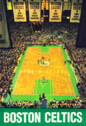 1988 Boston Celtics Boston Garden Poster