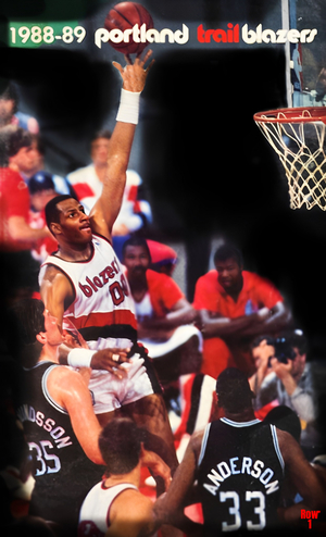 1988 Portland Trailblazers Poster