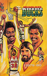1979 milwaukee bucks basketball art
