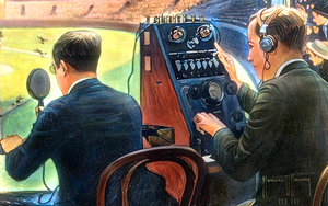 1920s Baseball Announcer Radio Broadcast