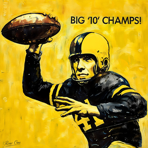 1958 Iowa Hawkeyes Football Big 10 Champs