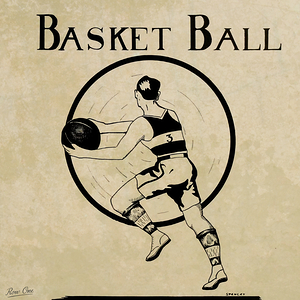 1920s Basketball Player Art