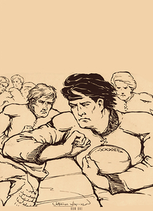 1907 catherine wiley football art