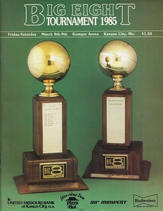 1985 Big 8 Conference Tournament Program Art