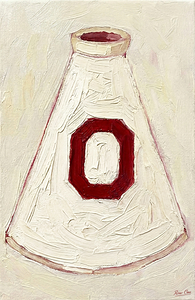1940s Oklahoma Sooners Megaphone Art