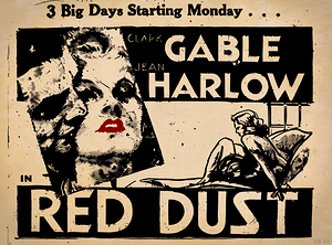 1932 Red Dust Movie Ad
