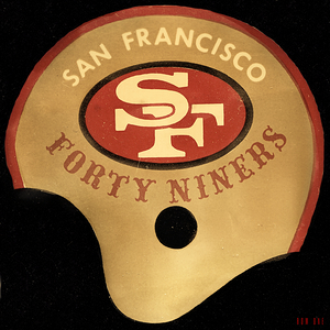 1970s San Francisco 49ers Helmet Art