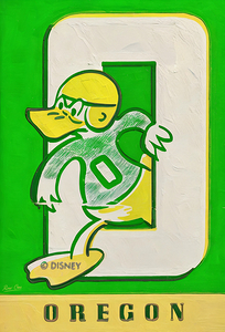 1950s Oregon Duck Art Remix
