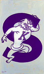 1950s Kansas State Wildcat Cartoon Art