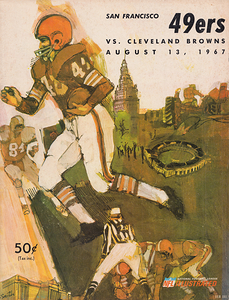 1967 cleveland browns 49ers art