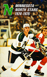 1974 Minnesota North Stars Hockey Art