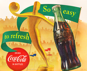 1955 Coca-Cola Basketball Ad