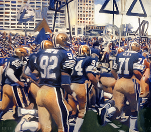1980s Pitt Panthers Entrance
