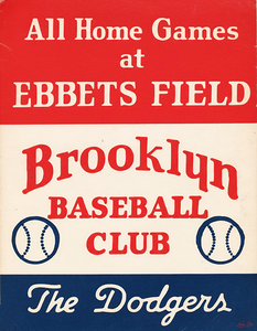 1939 Brooklyn Dodgers Art Restored