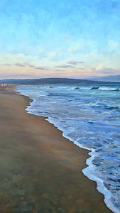 california beach art