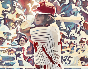 Rose At Bat