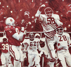 1978 oklahoma nebraska football art