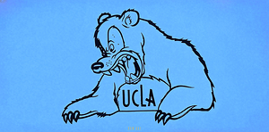 1939 UCLA Bruins Cartoon Art