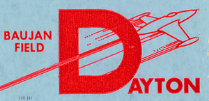 1966 Dayton Flyers Ticket Art