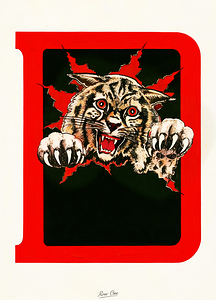 Vintage Davidson Wildcat Art