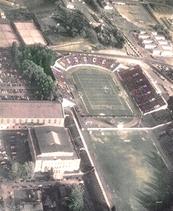 1946 Washington Huskies at Washington State Cougars Aerial Photo Art