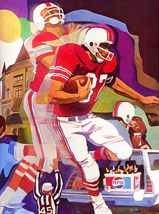 1979 Pepsi Football Art