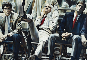 Wimp Sanderson Alabama Basketball Sideline Art