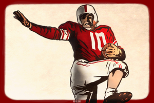 Vintage Oklahoma Football Decal Art
