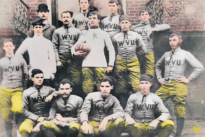 1891 West Virginia Mountaineers Football Team Photo