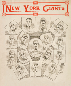 1895 New York Giants Baseball Art