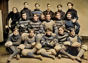1895 west virginia football team art