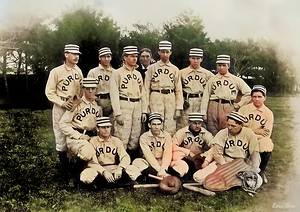 1897 purdue baseball team photo art