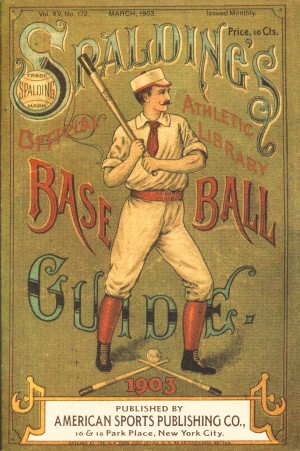 1903 Spalding Baseball Guide Wall Art