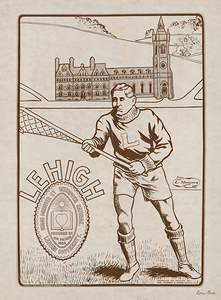1906 lehigh lacrosse art