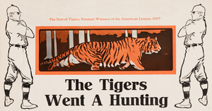 1907 Detroit Tigers Vintage Art