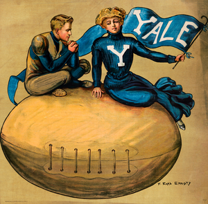 1907 Yale Football Art
