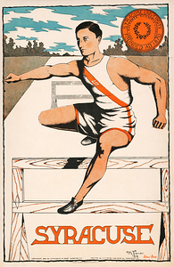 1908 syracuse track poster row one