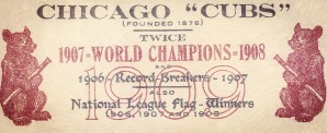 1909 Chicago Cubs Season Pass Wall Art
