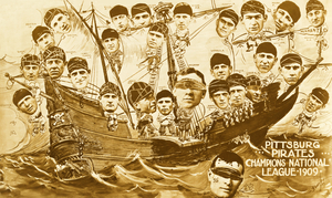 1909 Pittsburgh Pirates National League Champions Poster