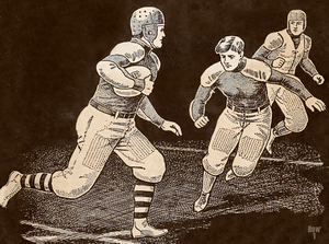 1909 Football Art in Chocolate