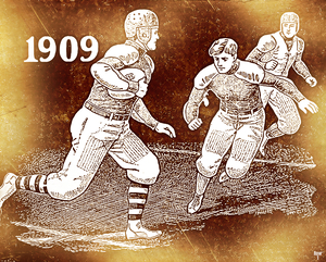 1909 Football Art Remix