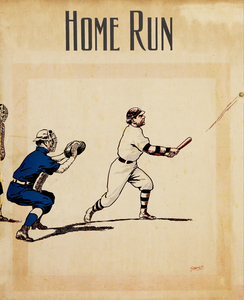 1911 Home Run Art