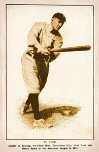 1911 Ty Cobb Batting Champ Print